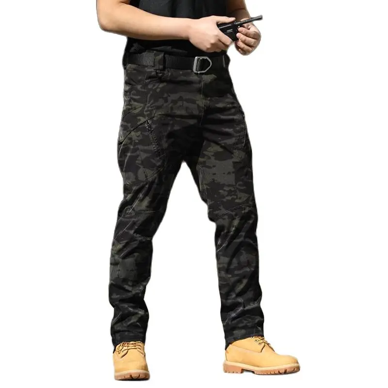 2022 New Thin Special Forces Training Outdoor Elastic Overalls Loose Soft Shell Assault Pants Waterproof Tactical T-shirt