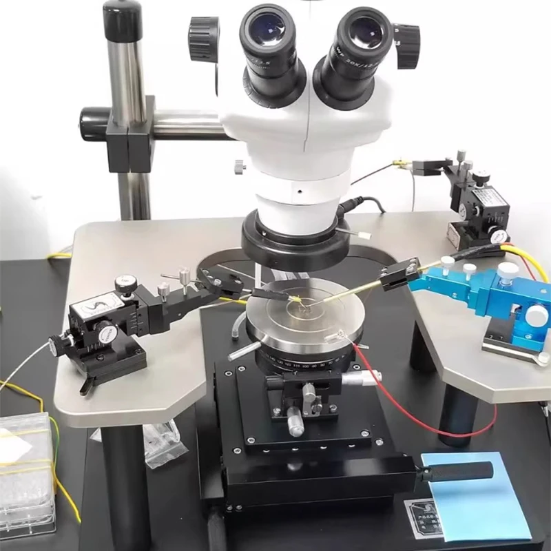 

NT02PS Probe Station Probe Holder Precision Manual Fixture 3D Adjustment Stage IV Test Chip Sliding Contact