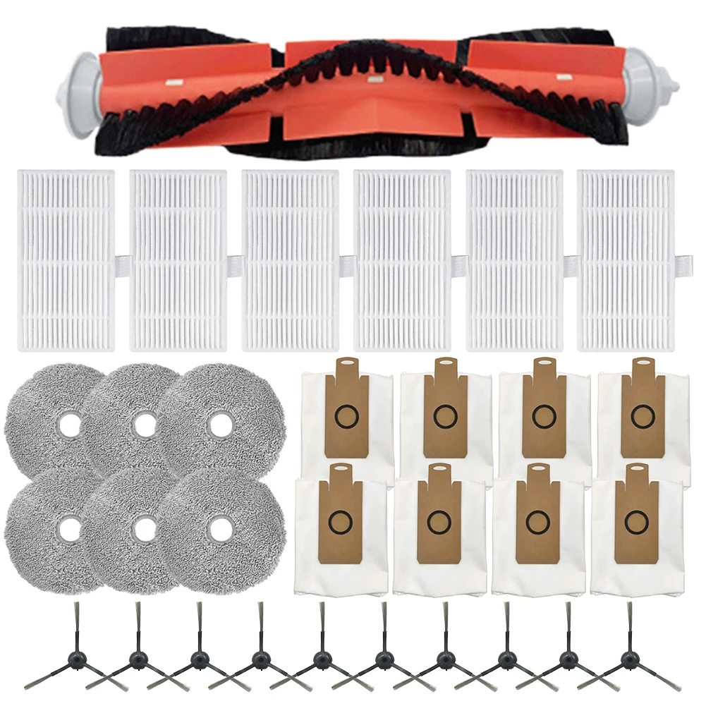 

Комплект из 1 набора: основная щетка, насадки-швабры, фильтры, мешки, боковые щетки для пылесосов Uwant U200, Pro, Edison 2 Plus, U250/U290. Запасные части.