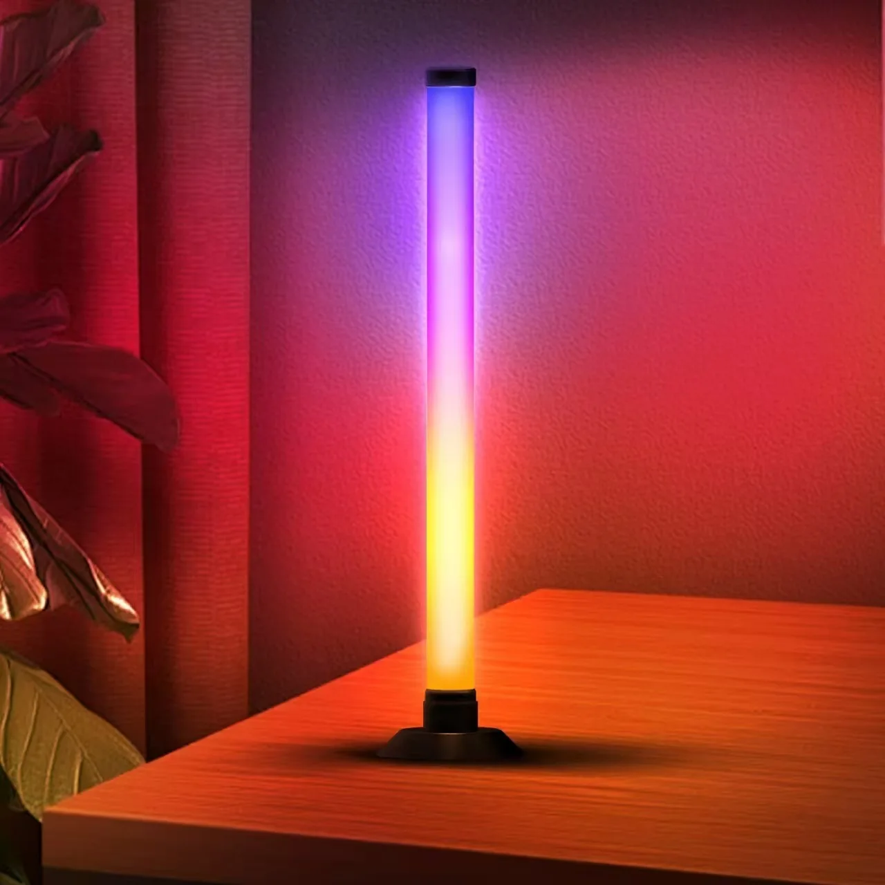 

Smart RGB Colorful Table Lamp Music Rhythm Light with APP and Remote Control for Bedroom Computer Desktop Ambient Gaming Lights