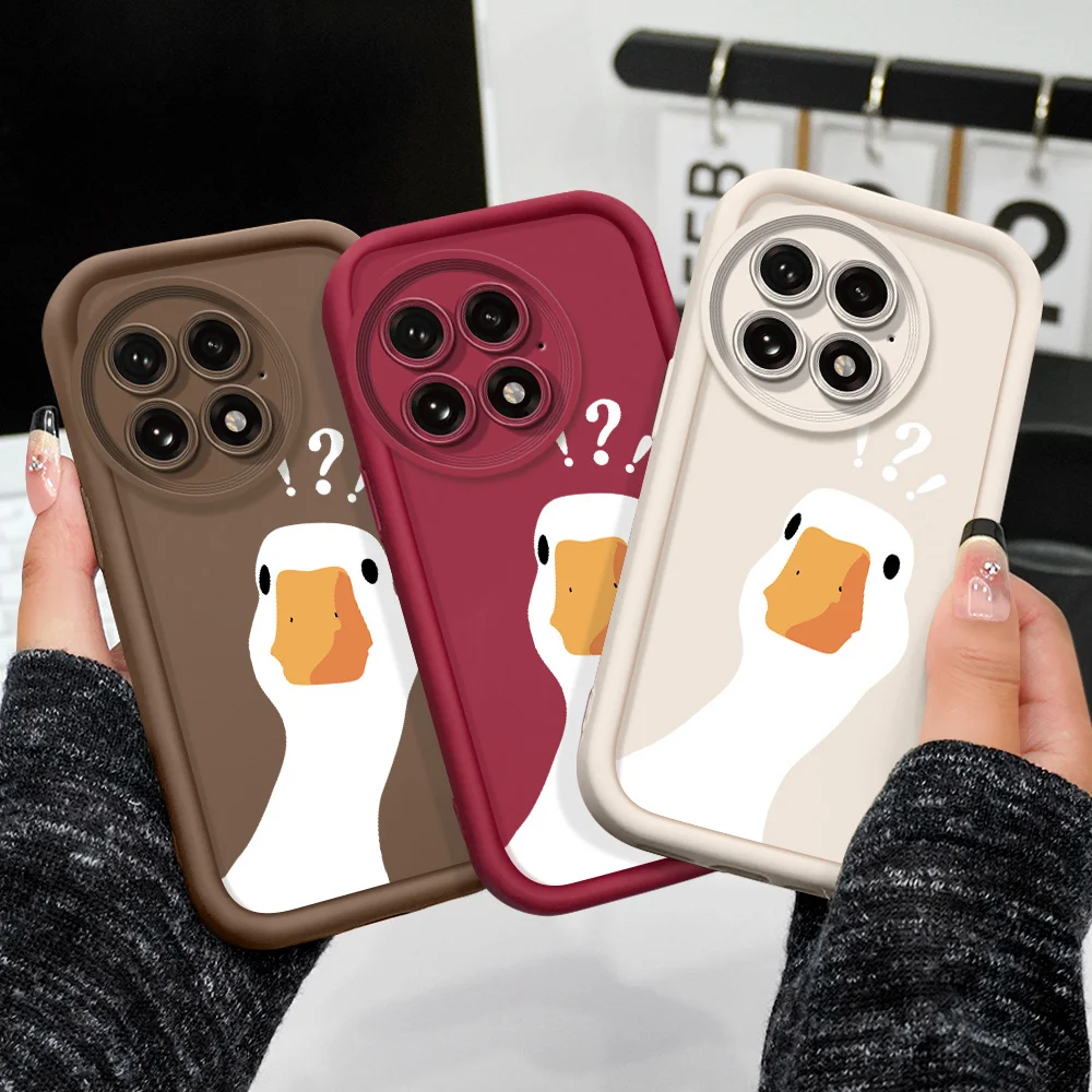 Coque de téléphone Crooked Duck pour Oneplus 15 15R 13 13T 12 12R 11 11R 10R Nord CE 5 4 3 2 Lite 4G 5G, coque souple en forme d'escalier