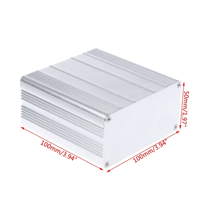 Y1UD DIY Aluminum Enclosure for Case Electronic Project PCB Instrument Box 100x100x50