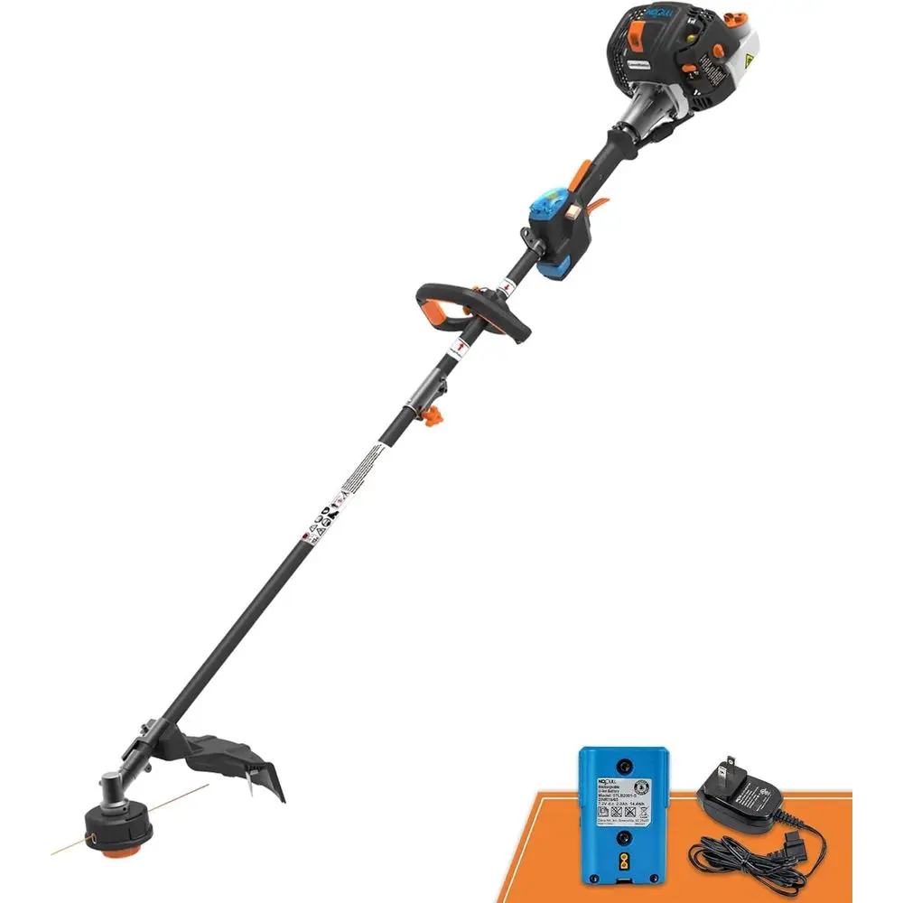 26cc 2-Cycle Electric Start Gas Grass Trimmer, 17-Inch No-Pull NPTGSP2617A