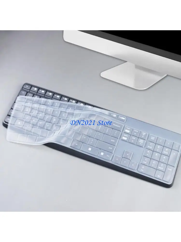 

F3KE Silicone Keyboards Cover Protectors Skin for K235 K375 MK235 MK315 Protective Film