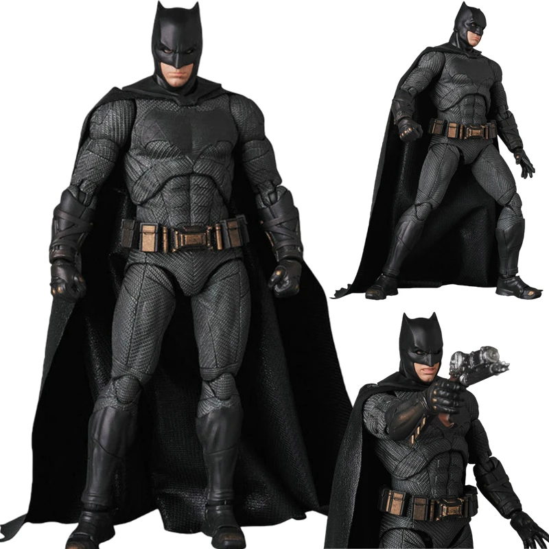 Bruce Wayne Mafex056 BATMAN Justice League Action Figure Batman Doll Joint Movable Anime Model Birthday Present Desktop Ornament