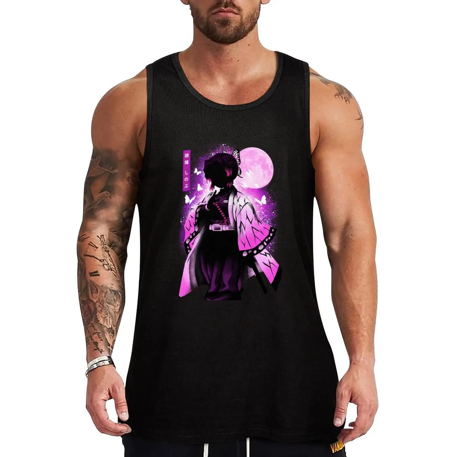 

Kocho Hashira - Dark Shadow Tank Top bodybuilding men clothes sexy clothes men Man summer clothes bodybuilding man
