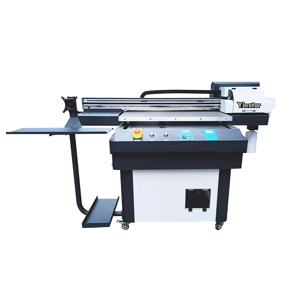 for Yinstar Henan uv dtf printer 6090 flatbed printing machine for ceramic phone case acrylic ceramic tile printing machine