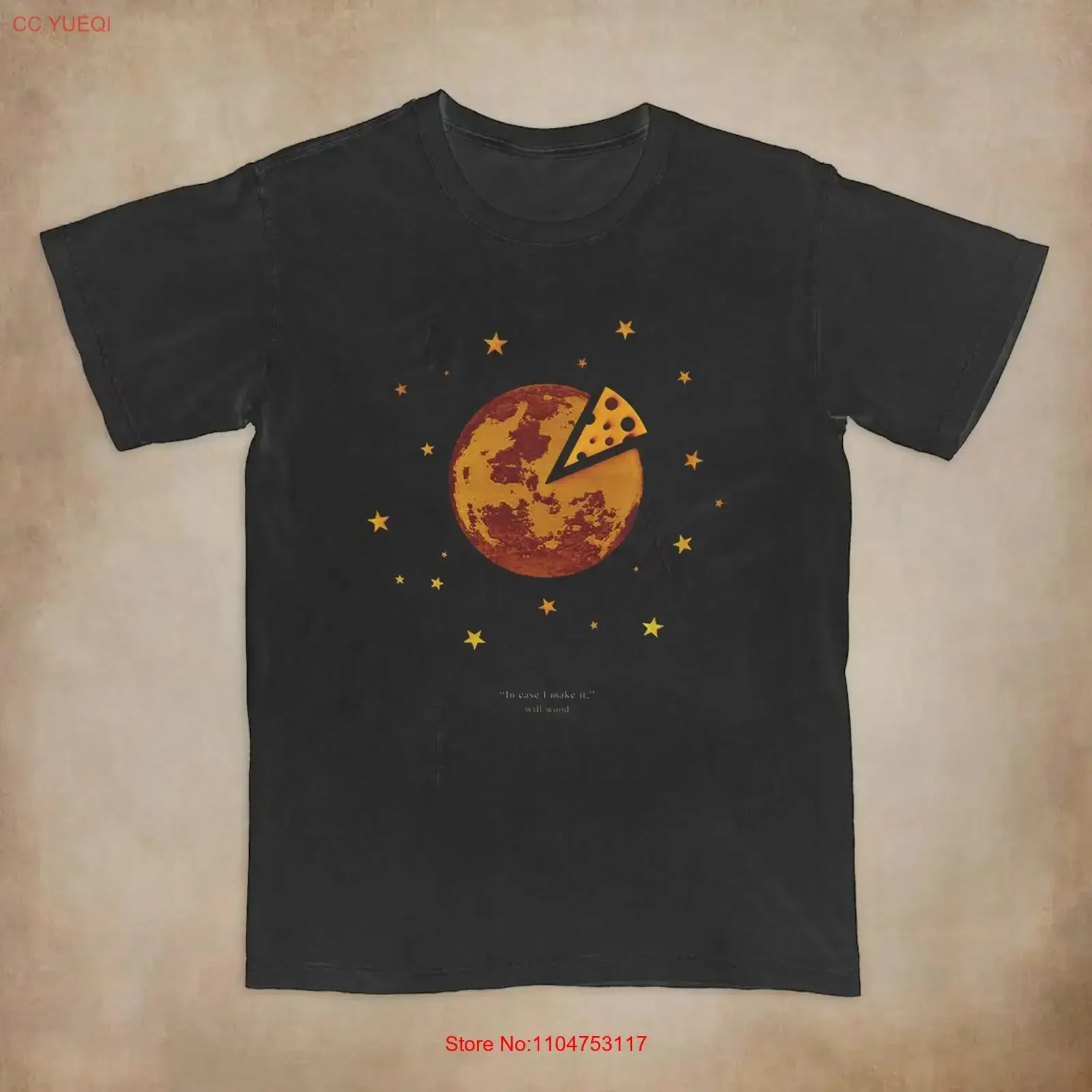 WILL WOOD IN CASE I MAKE IT Album T-Shirt in allen Größen S-5XL, Vintage-Waschung, Grafik-Top für den Alltag, vielseitig und stilvoll