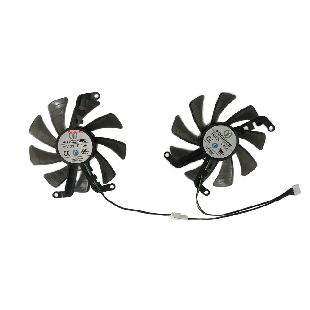 2 pçs/set Ventilador de placas gráficas,Refrigerador GPU,placa de video vídeo,TH9215S2H-PAA01,para PNY rtx 3060 ti XLR8 Gaming,para PNY RTX 3060 12G XLR8 Gaming,para PNY RTX 3050 12G XLR8 Gaming