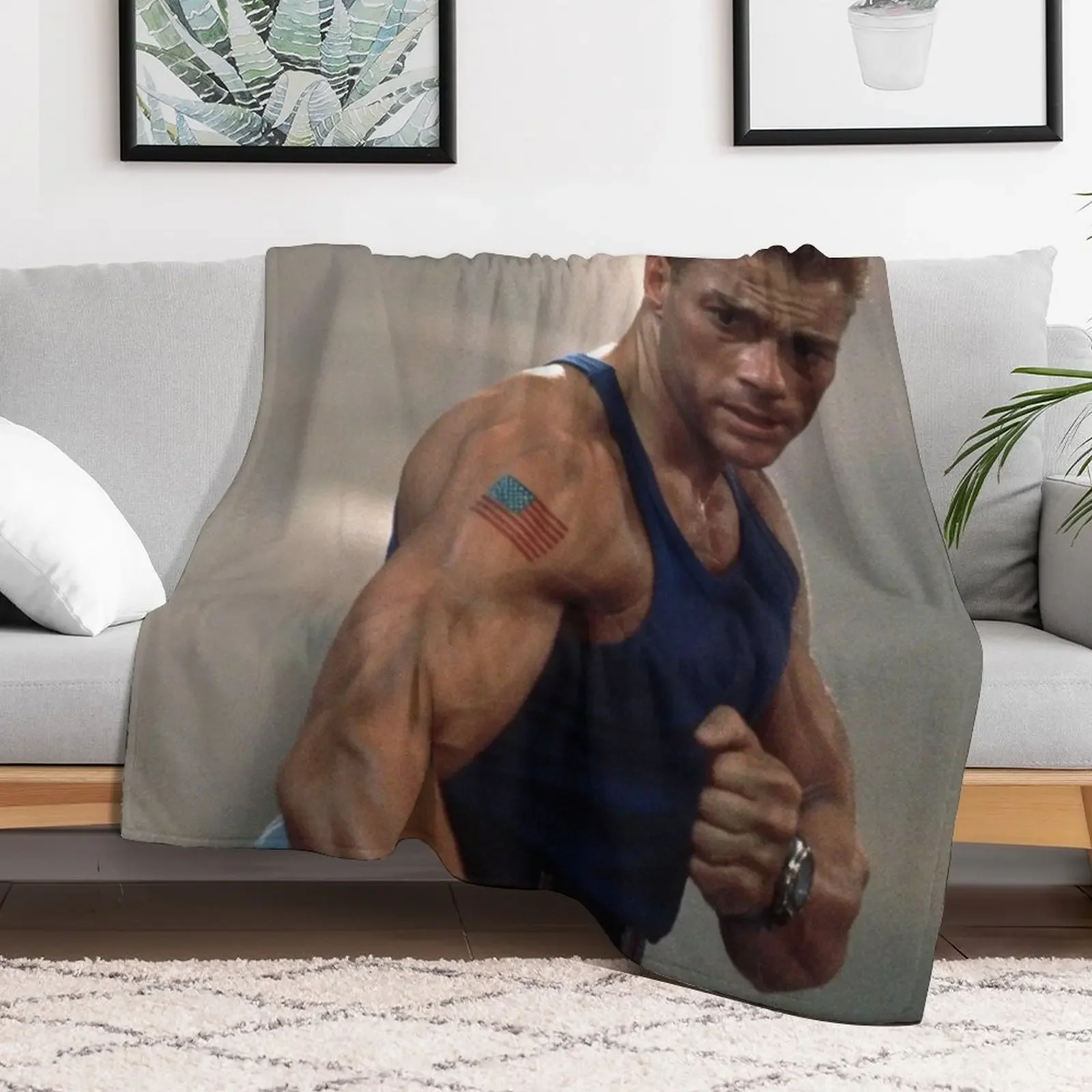 New Jean-Claude Van Damme Throw Blanket For Baby Camping Luxury Designer Blankets