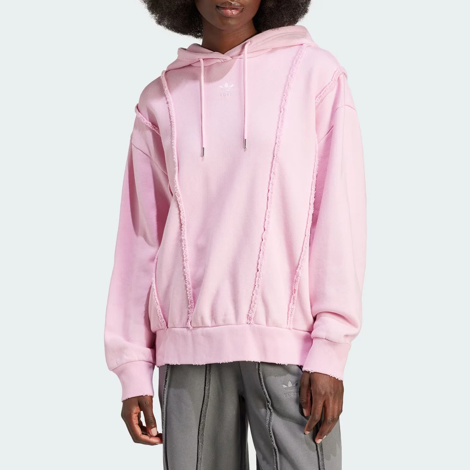 

Adidas genuine clover women's knitted hooded casual sports sweatshirt IY9026