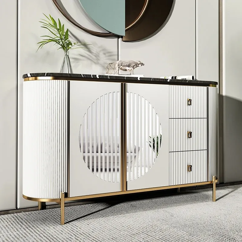 

Organizers Large Living Room Cabinets Decoration Space Saving Entryway Display Cabniet Salon Luxury Vetrina Soggiorno Furniture