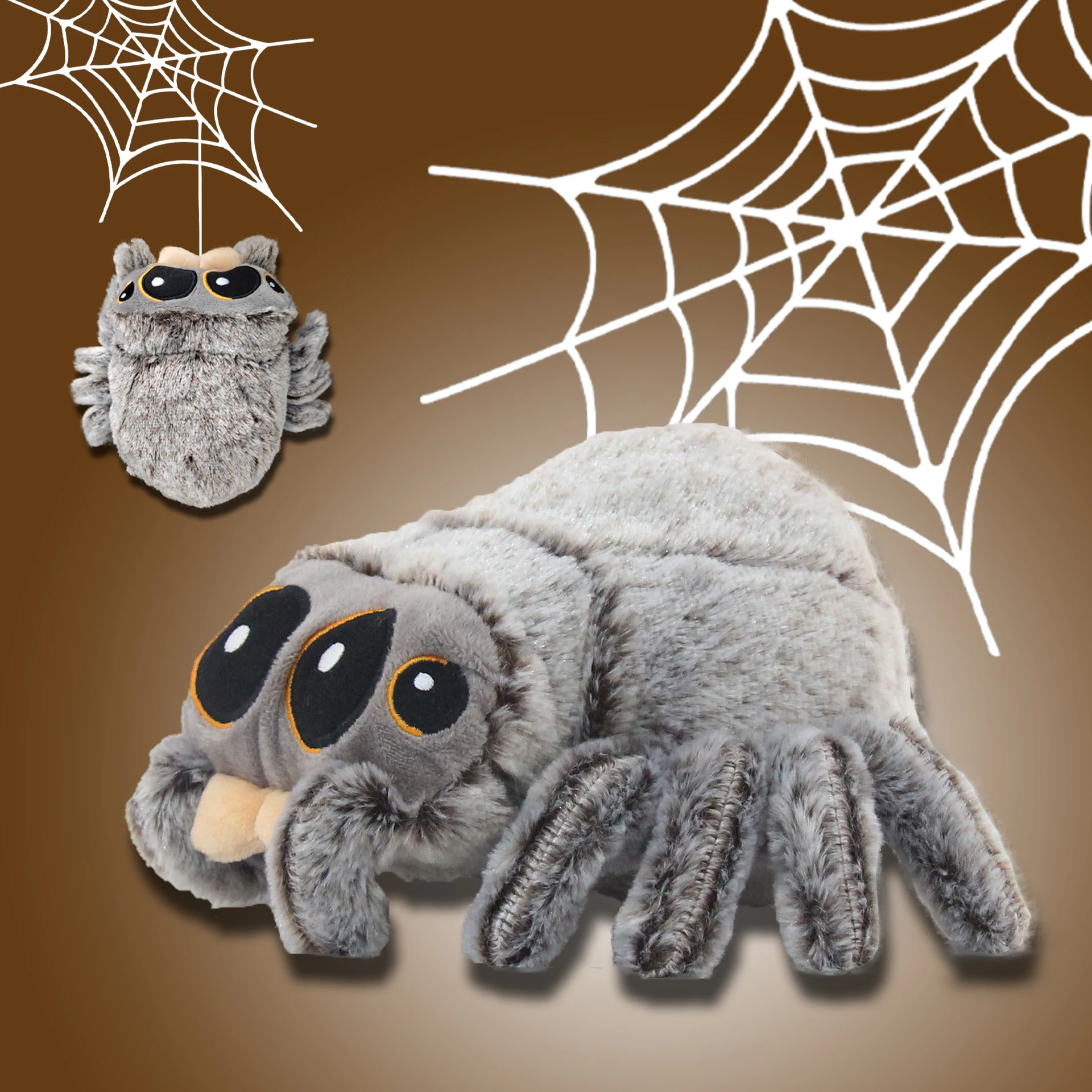 

Stuffed Soft Animals Plushies Spider Toy Black Little Lucas Simulated Pillow Doll Anime Game Room Pillow Decora Kid Gift