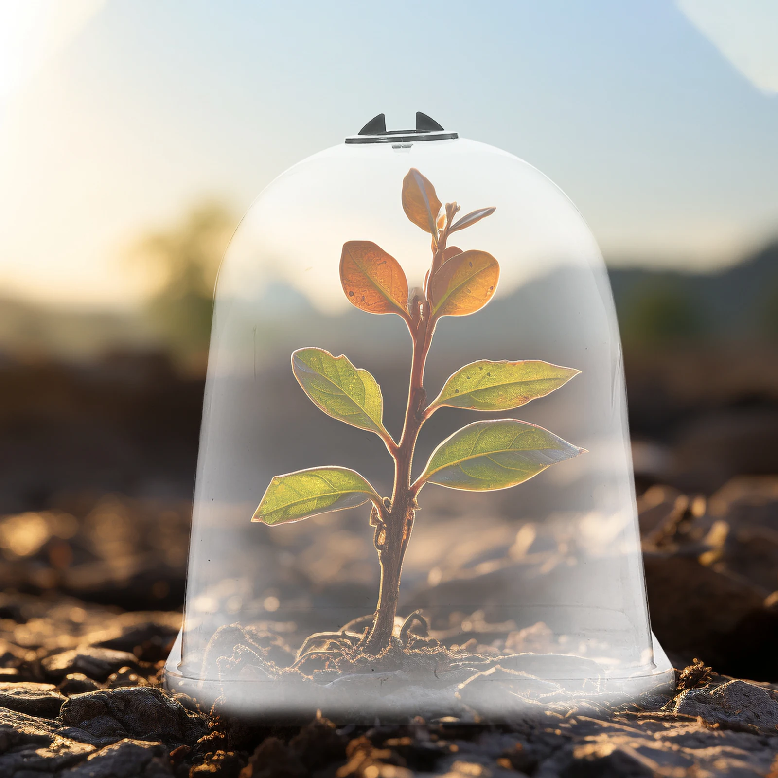 

10Pcs Garden Dome Plastic Plant Cover Frost Protection Plant Nursery Dome Humidity Domes Plastic Planter Cover