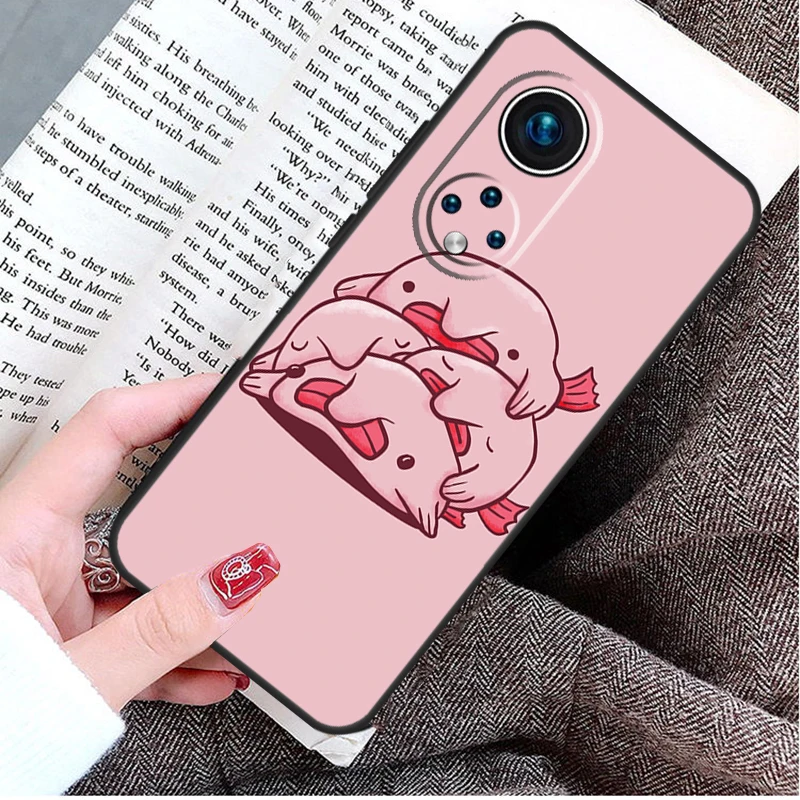 Blobfish Case For Honor 90 Lite 70 50 Magic 6 5 Pro Honor X8a X9a X6a X7a X8 X9 X8b X9b Back Cover