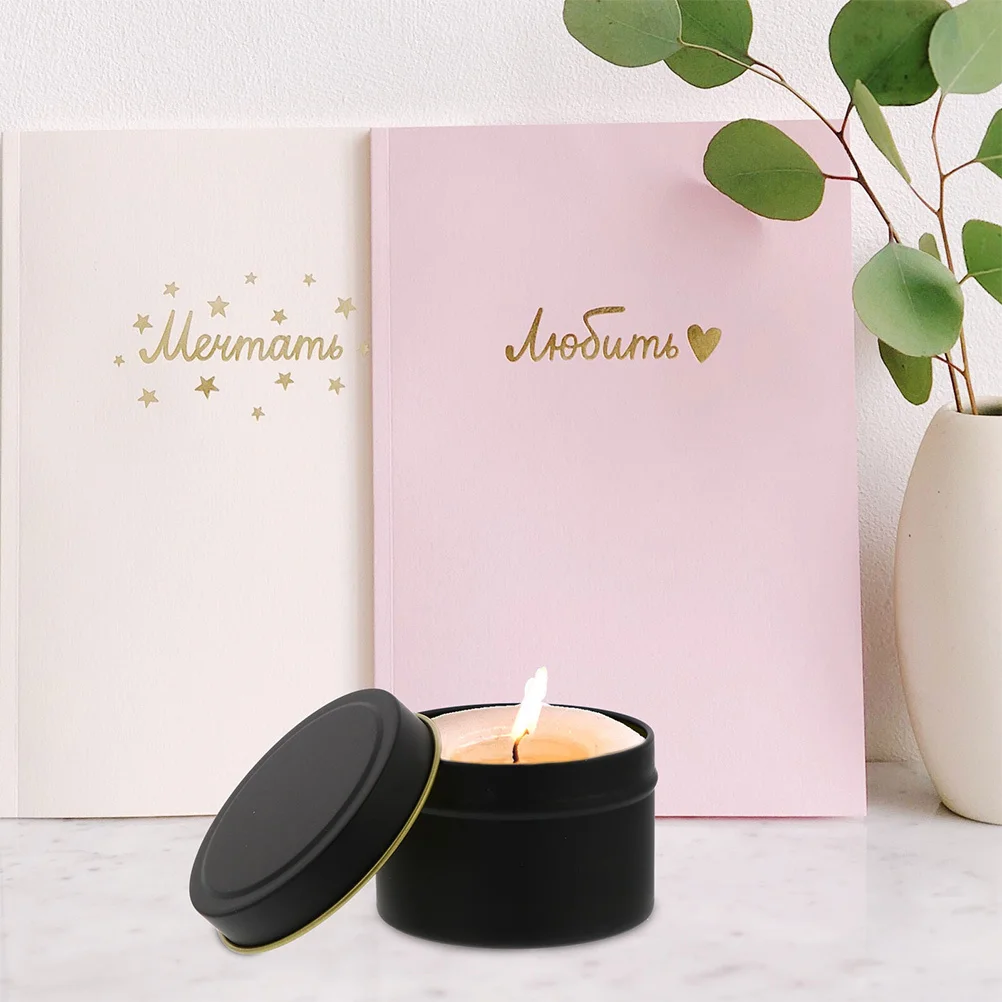 

6Pcs 4 Oz Tinplate Storage Cans Aromatherapy Durable Sealed Tea Candy Party Gifts Crafts Multiuse Containers