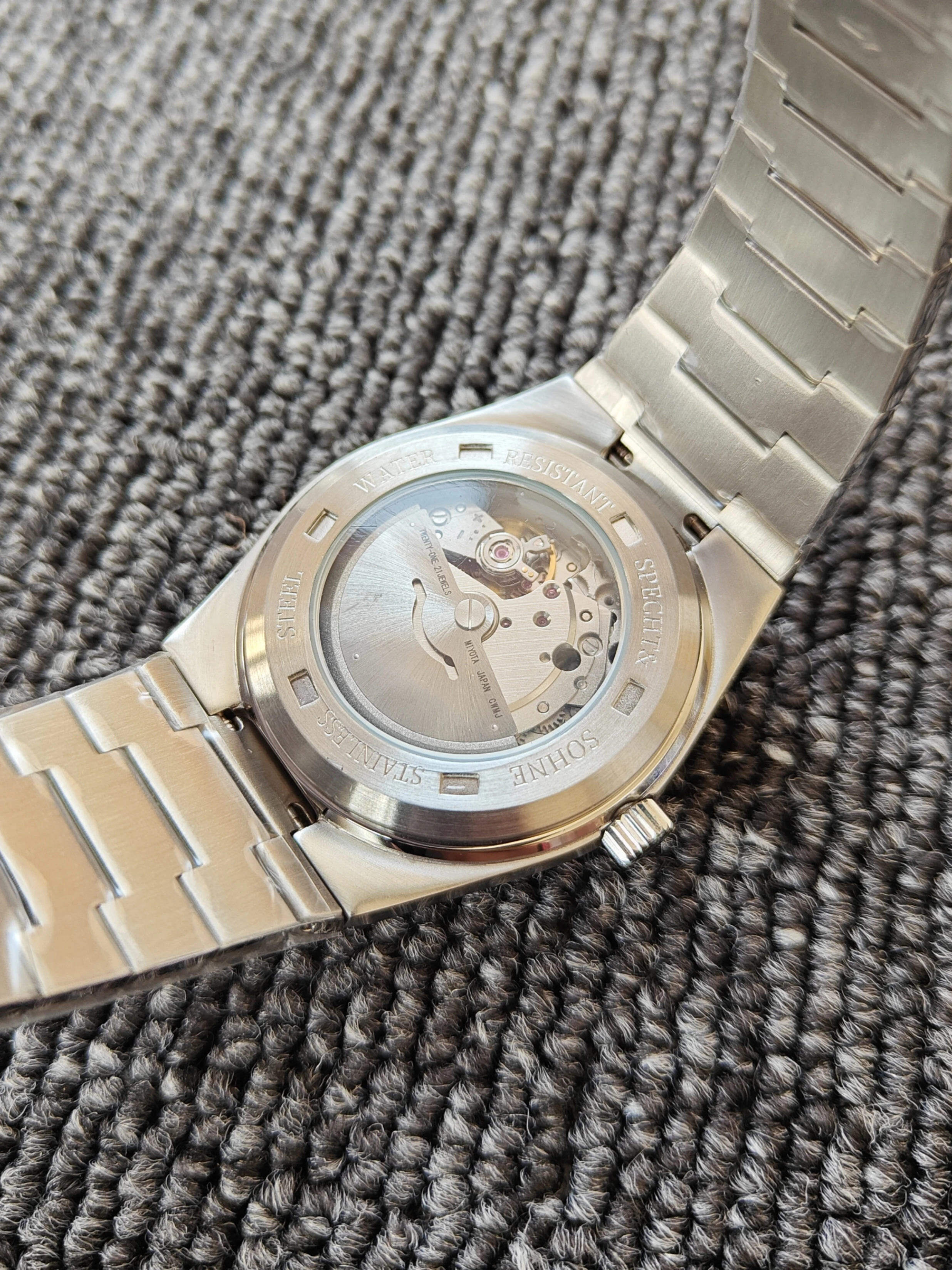 2025 Specht&Sohne Fashion Automatic Mechanical Watch Japan NH35 Movement Sapphire 50m Waterproof Rubber Strap Men's Watch 37MM