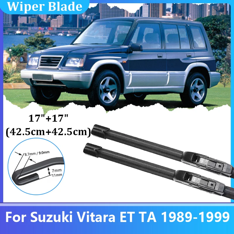 Limpiaparabrisas para Suzuki Vitara ET TA Santana 300 350 1989-1999 1998, Escobilla Delantera para Parabrisas, Accesorios para Auto