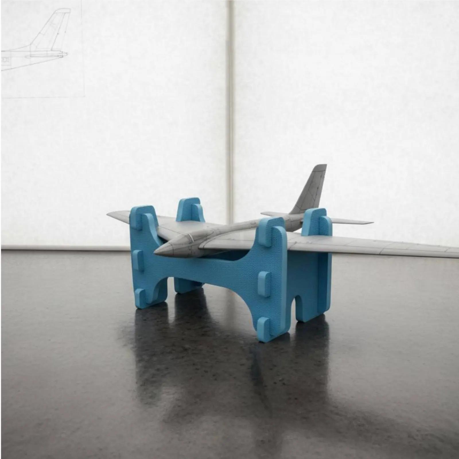 Support d'avion en mousse EVA robuste pour avions RC, berceau universel pour ailes fixes, support d'établi, large compatibilité