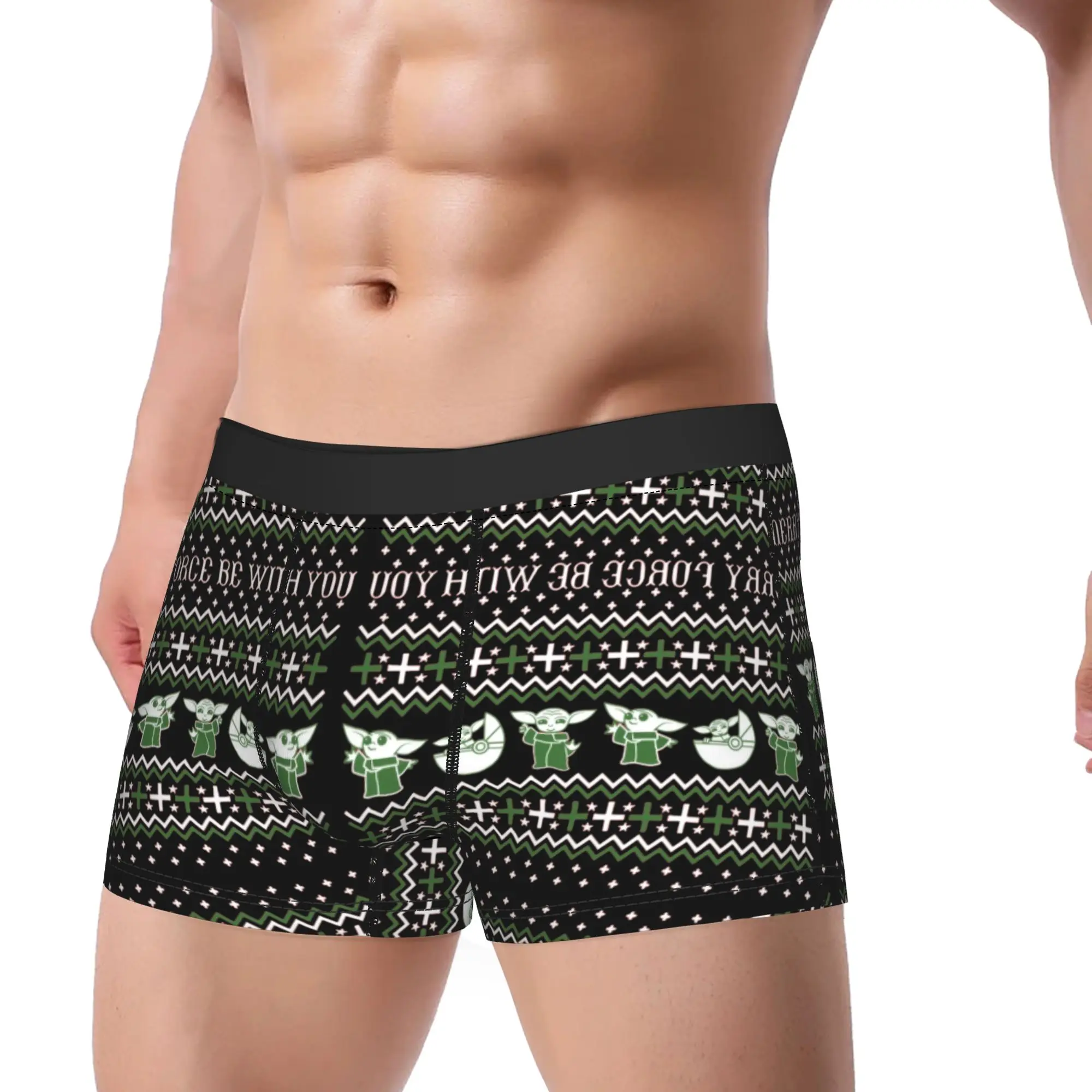 cuecas-boxer-masculinas-shorts-cuecas-starwars-mandalorian-natal-the-child-grogu-roupa-intima-yoda-humor-masculino-plus-size
