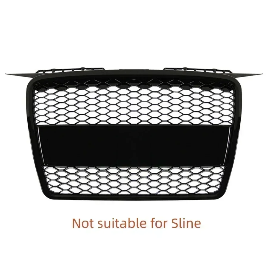 Rs3 Front Grill with PP Material  for A3 8P 2005 2006 2007 2008 Car Front Bumper Grille (Refit for RS3 Style)  (not for Sline)