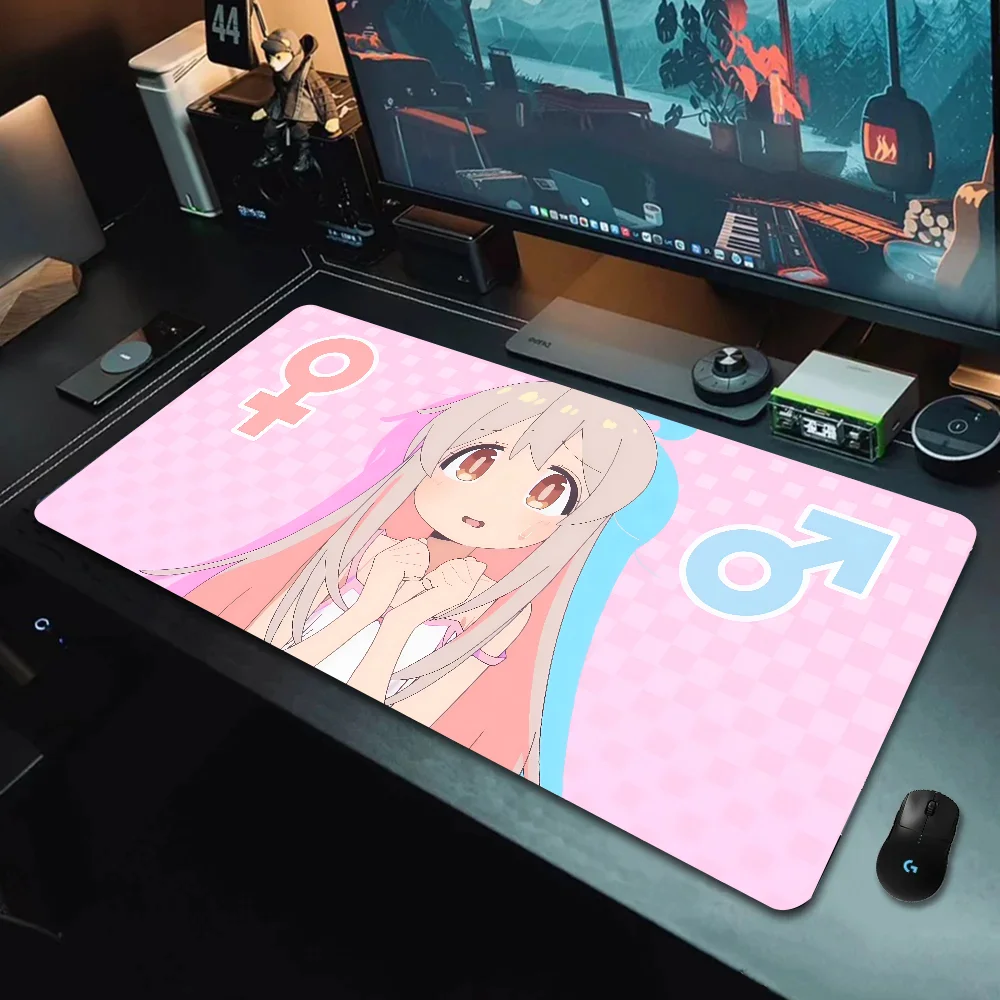 Anime O Onimai I m Now Your Sister Mousepad With Pad gaming accessories Prime Gaming XXL Keyboard Pad Stitch Padding Mat