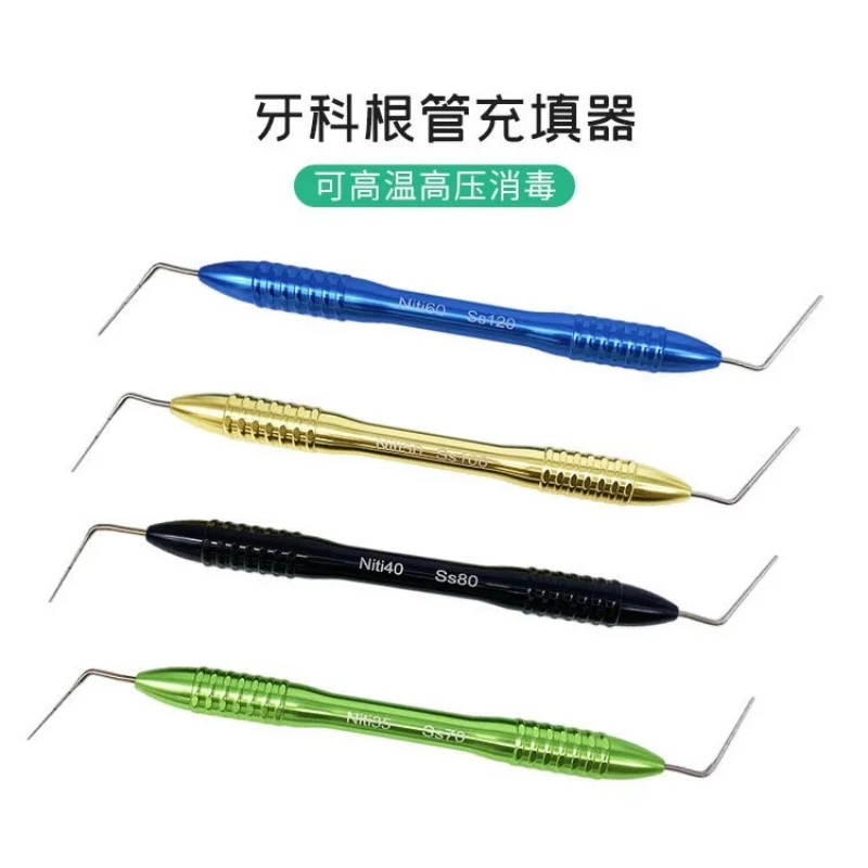 New Dental Gutta Percha Filler Oral Root Canal Filler Endodontic Hand Plugger Vertical Pressure Device Dentistry Fill Instrument