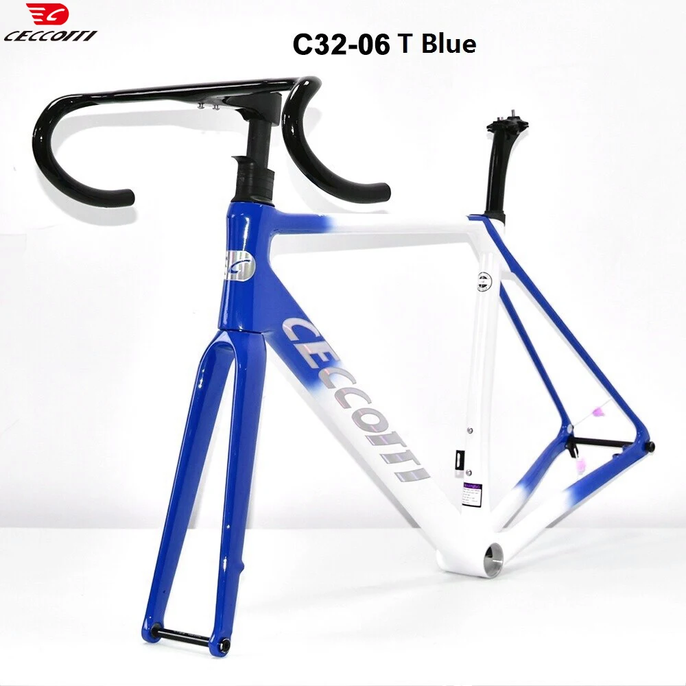 Ceccotti RF32 Model Full Hidden Cable Design Disc Brake Carbon Fiber More Color T1000 Full Carbon Road Bike Frame