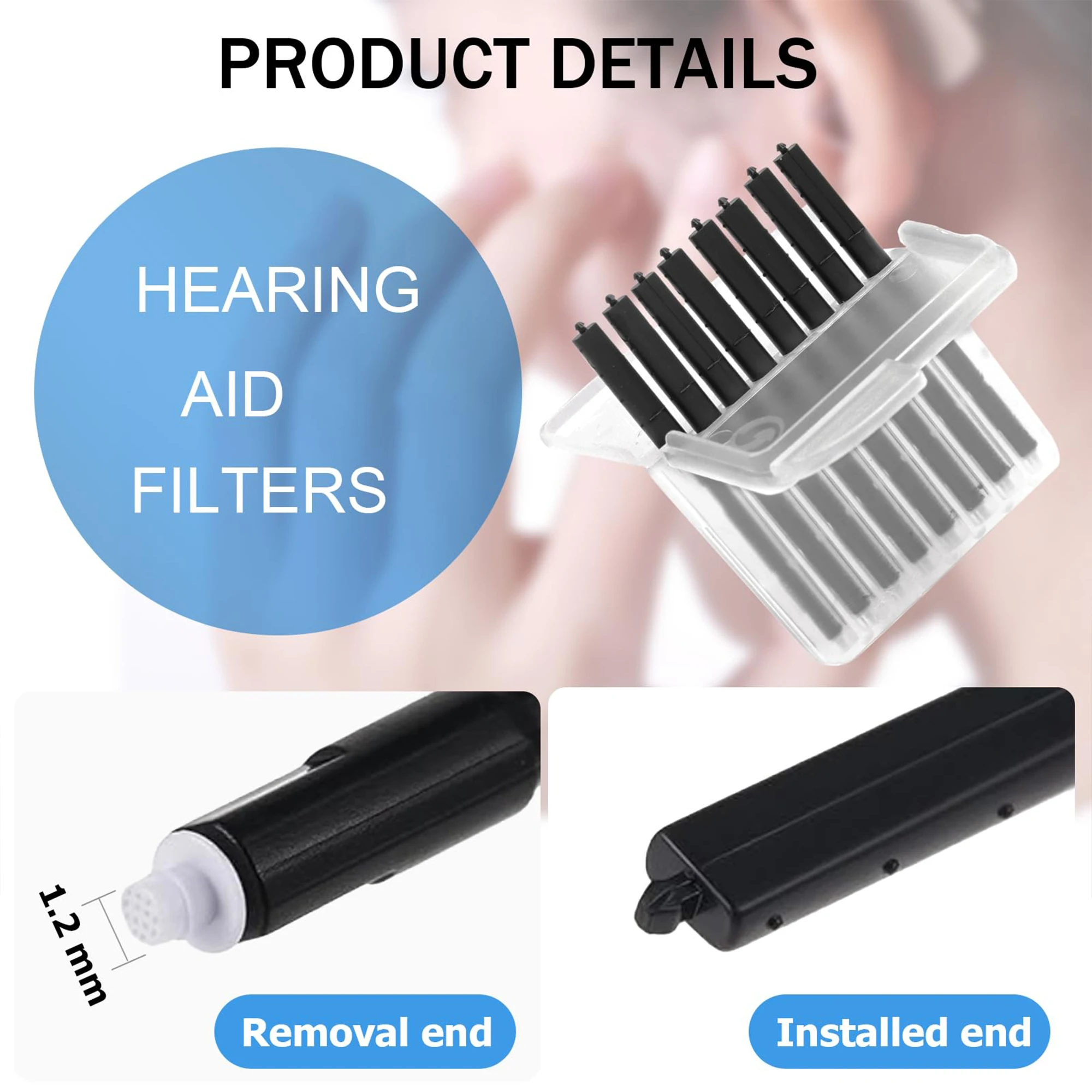 Wax Guard Filters for Hearing Aid,Hearing Aid Wax Filters for Phonak, Resound, Widex and Unitron,  Hearing Aid Accessories