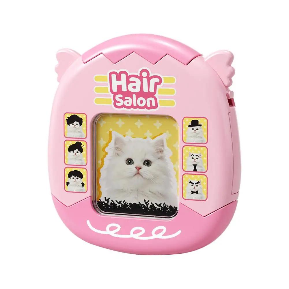 Magnetic Drawing Board Cute Cat Hair Salon Toy DIY Stylist Doodle Pad Portable Educational Toys Erasable Painting Board Toys