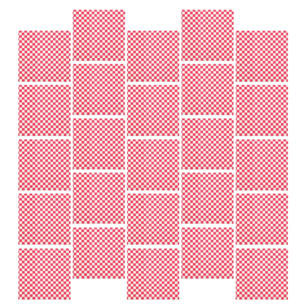 

100 шт. бумаги для упаковки продуктов, жиростойкой, устойчивой к маслу, для бургеров, сэндвичей, выпечки, пикников, ланч-боксов, упаковки фастфуда