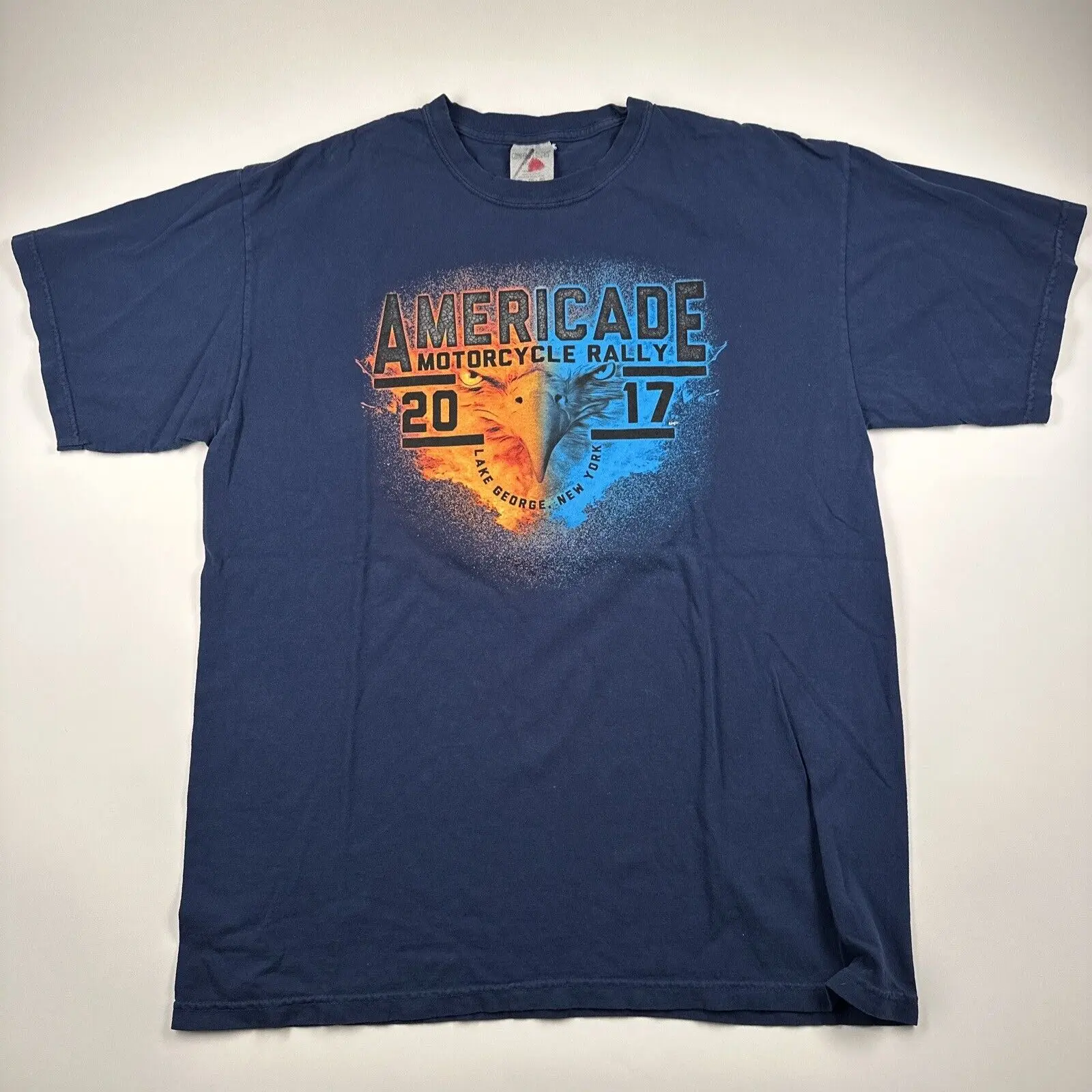 2017 Americade Motorcycle Rally T Shirt Xl Lake George New York