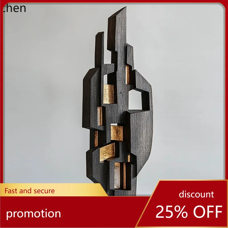 

HT Retro Creative Geometric Ornaments Model Room Hotel Lobby Living Room Crafts Study Office Decorations