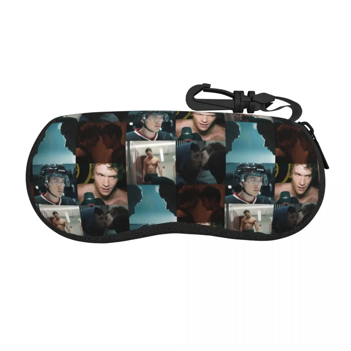 Heated Rivalry Glasses Case Lightweight Zipper Canadian Sports Romance Glasses Storage Box Print Eyewear Container
