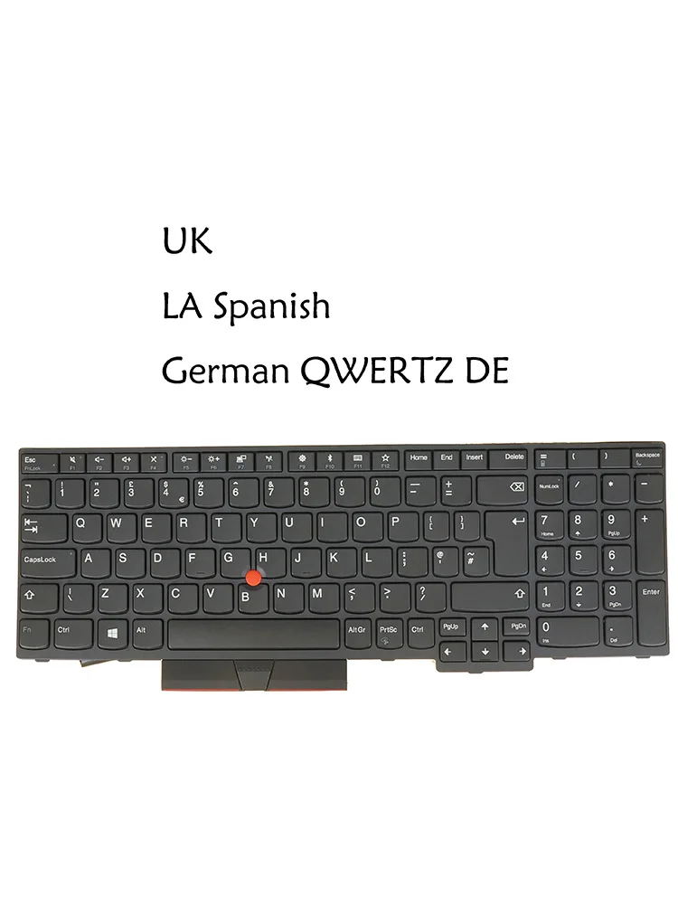 

UK GR LA Keyboard for Lenovo ThinkPad 01YP612 01YP772 01YP692 01YP788 01YP708 01YP628 01YP683 01YP603 01YP763 Backlit Black