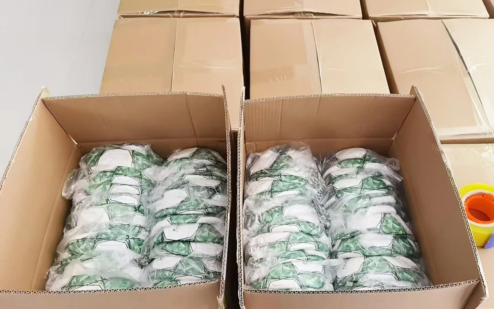 Venta al por mayor de fábrica, máquina de coser de PVC de alta calidad, tamaño 5, fútbol, entrenamiento profesional para adultos y niños, stock, personalizado