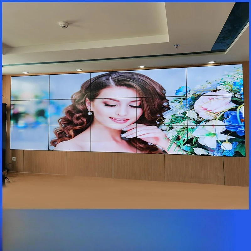 55-Inch 3.5mm high-definition LCD splicing screen can be applied to KTV bar restaurant exhibition hall exhibition hall meeting
