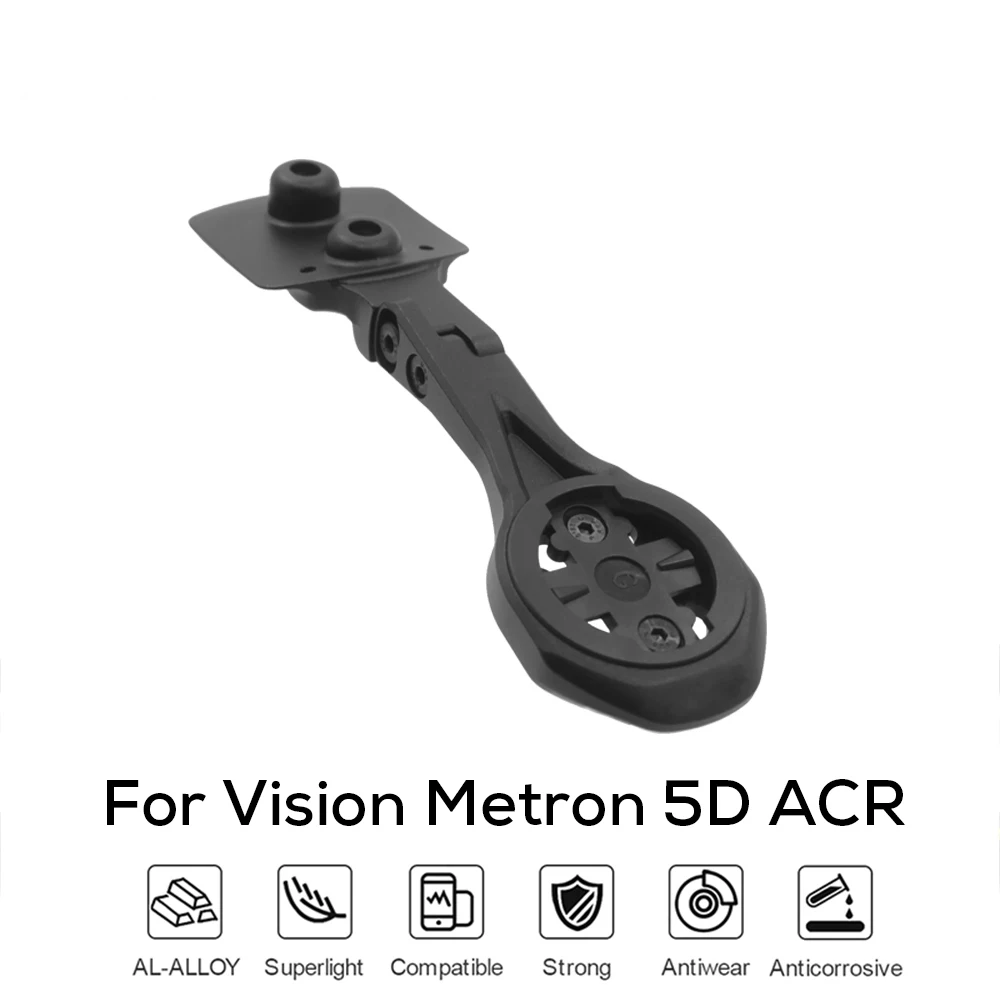 

For Vision Metron 5D ACR Integrated Handlebar Computer Mount Compatible with GPS/Garmin/Bryton/Wahoo /Gopro Aluminum Alloy