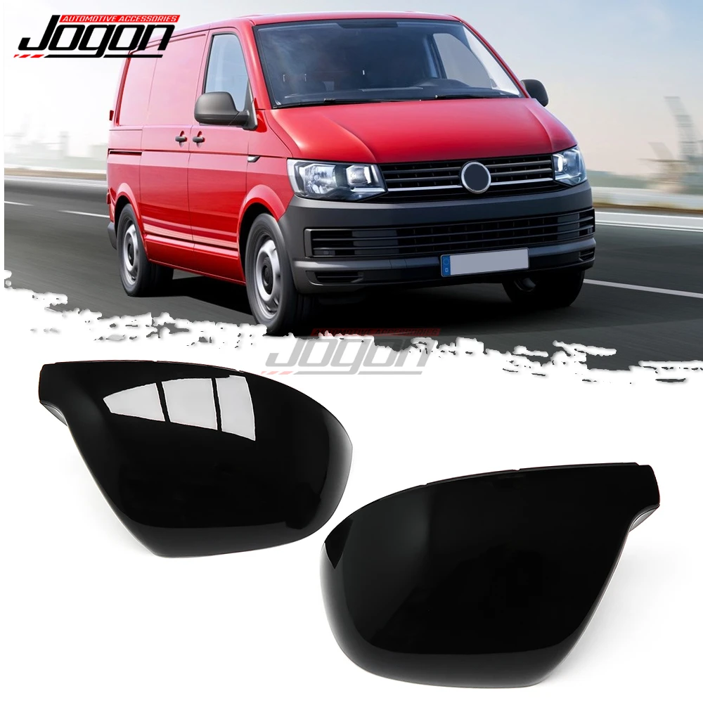 

Glossy Black Side Mirror Cover For Volkswagen VW Transporter T5 T5.1 Facelift 2010-2015 T6 Car Rearview Mirror Cover Accessories