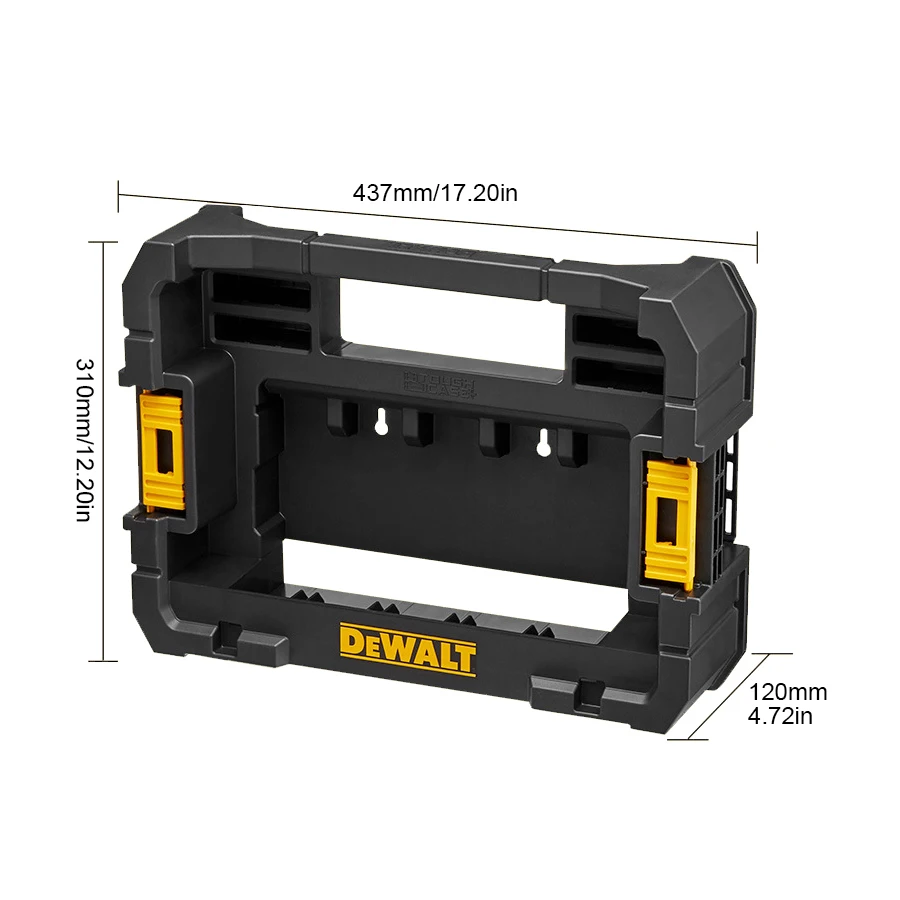 DEWALT DT70716-QZ System TSTAK Box Stackable Removable Portable Storage Tool Case Power Tool Accessories Stacked Outer Box