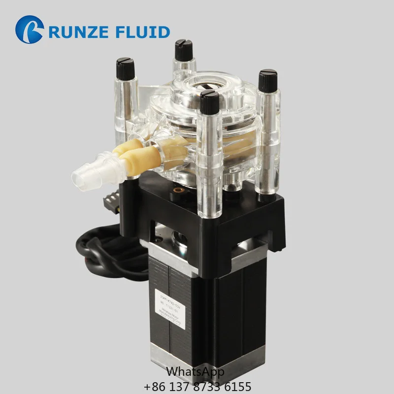 BJ-SN15/25 ODM Peristaltic Pump With 57 Stepper Motor DC 24V Max Flow Rate 1295mL/min Analog Control Pump Large Flow Pump
