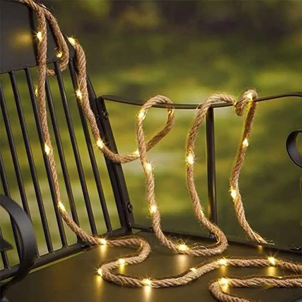 

Creative Fairy Rope Lights Ip65 Waterproof Rope Fairy Lamps 8 Modes Solar/battery Powered for Outdoor Garden Patio Balcony Decor