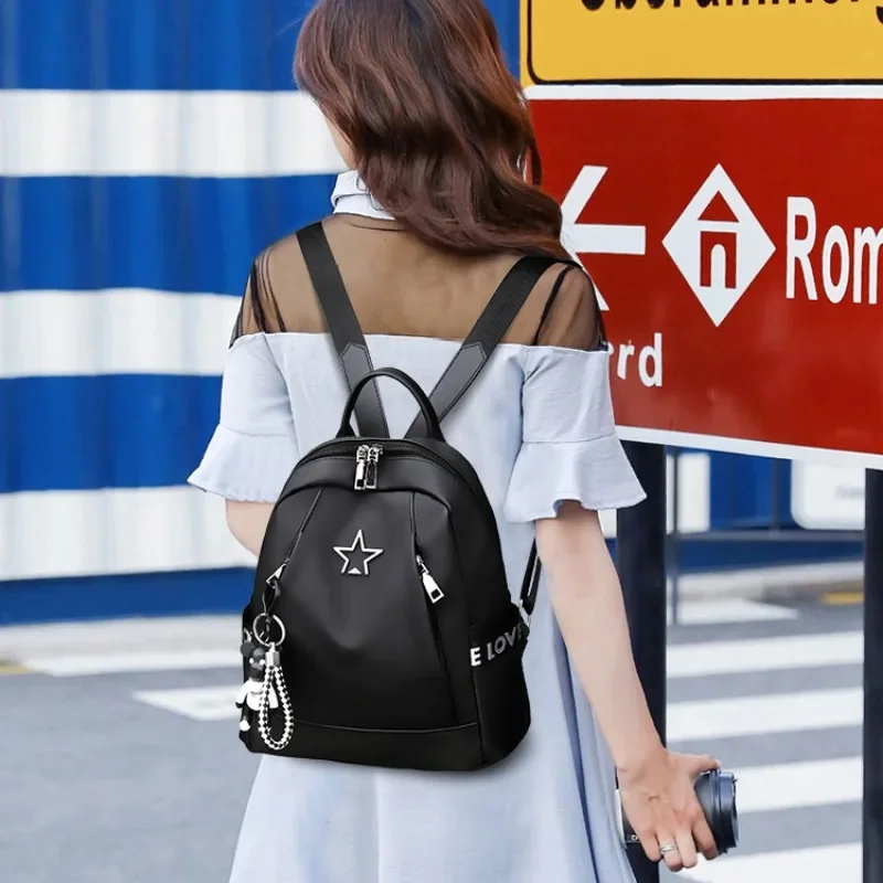 Fashion Backpack for Women\'s Large Capacity Casual Nylon Backpack Mommy Bag Designer Luxury Shoulder Bag Daily Travel Backpacks