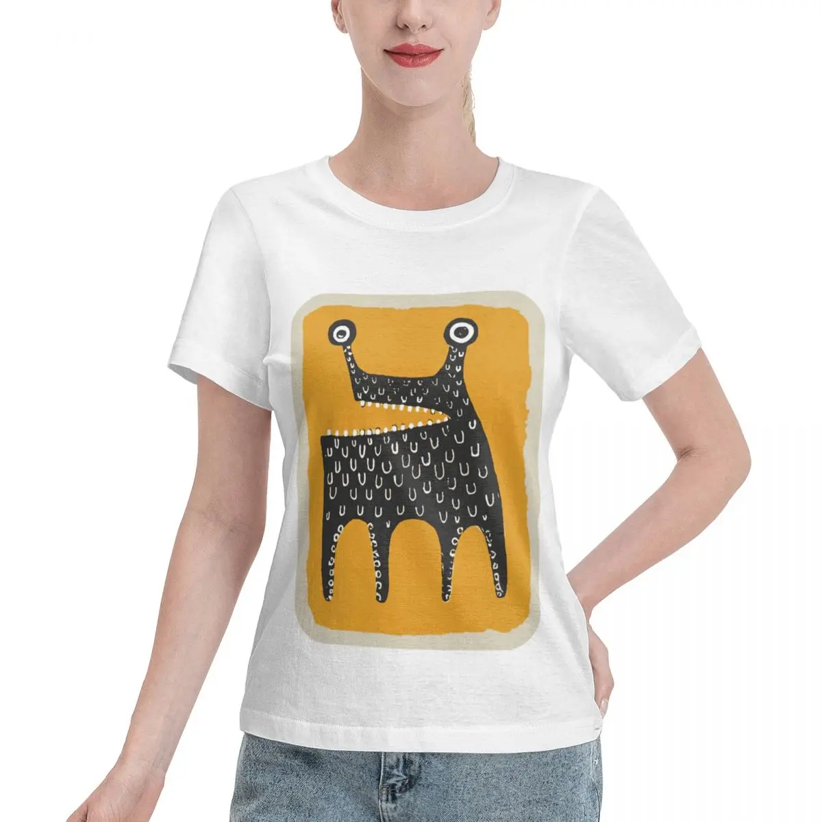 Value Pack My Little Monster Women's T-shirt Oversized Women Daily Outfit Top