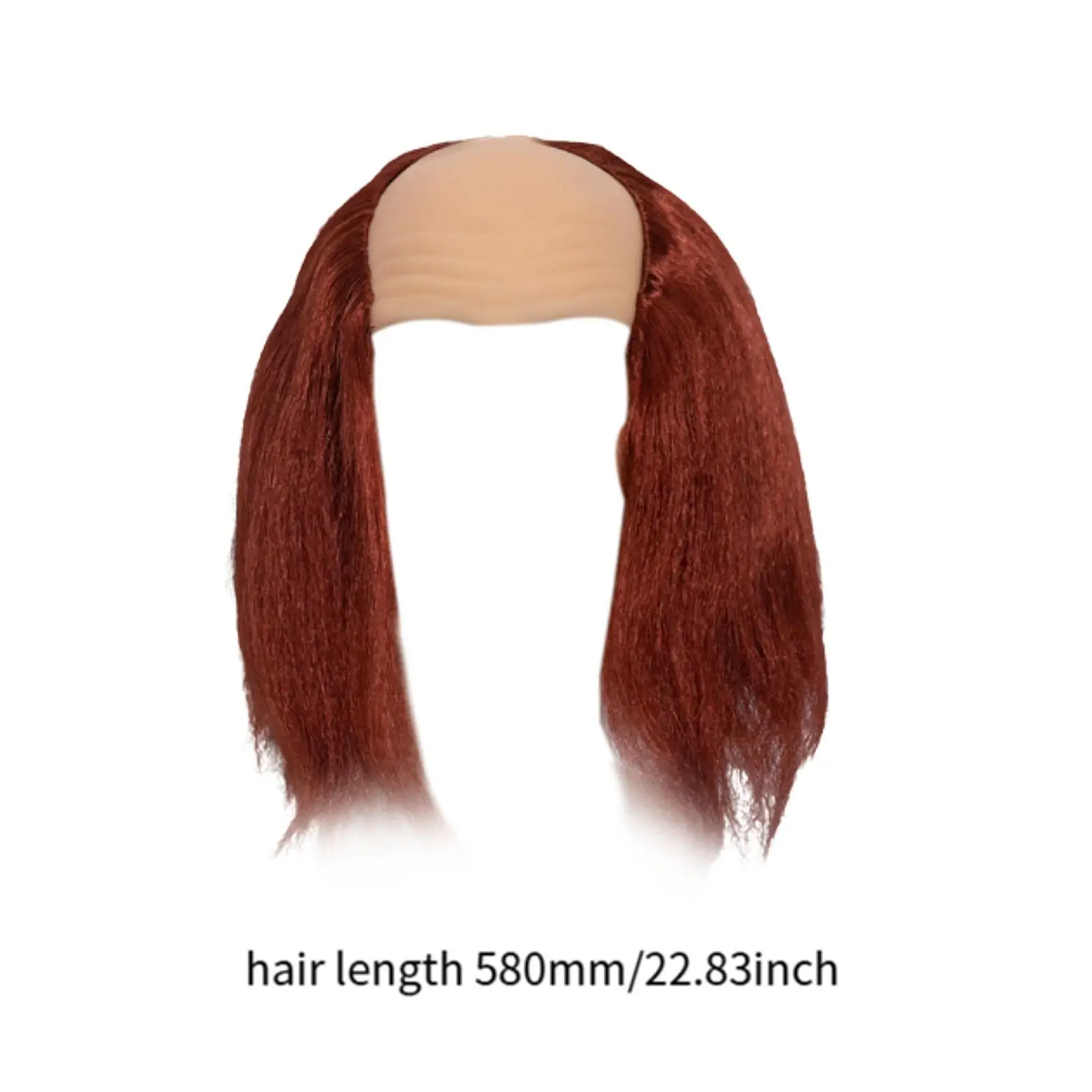 Gorro de calvo para Halloween, disfraz de científicos locos, accesorio para disfraz de Anime, accesorios para actuación en escenario de Halloween