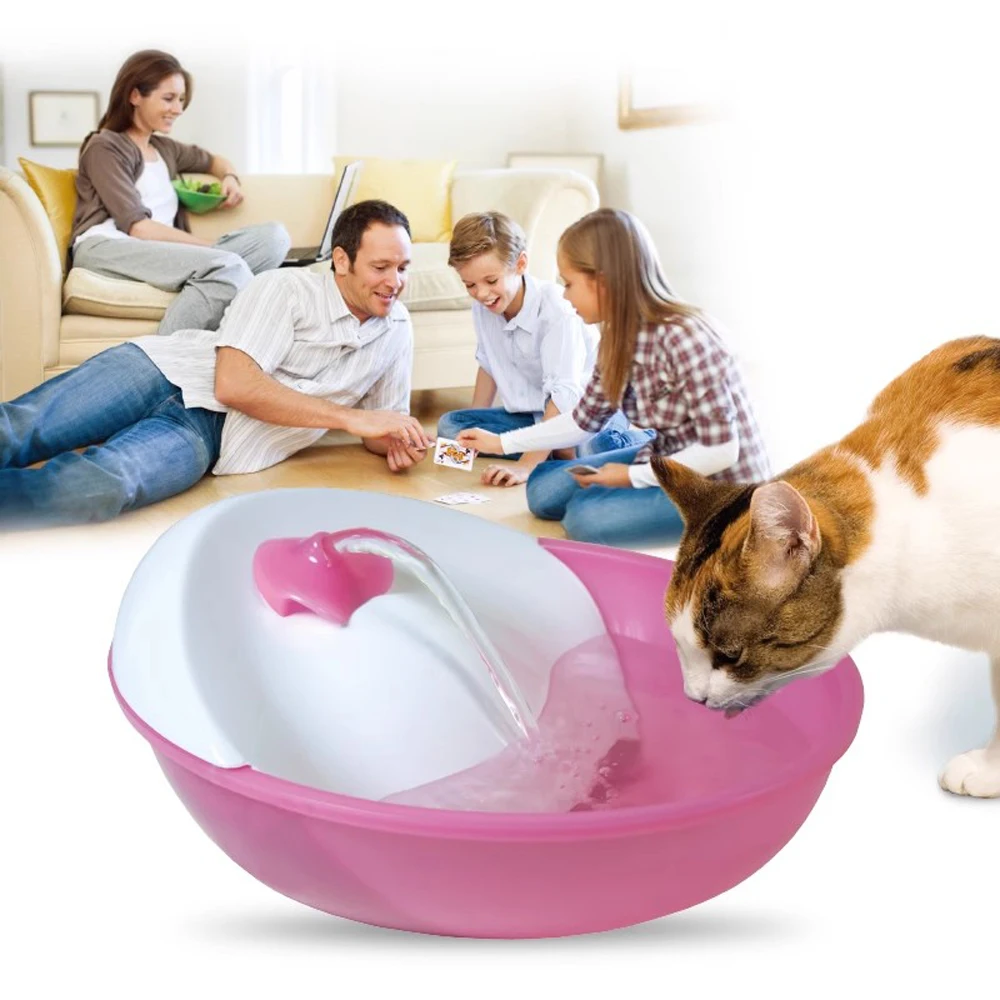 Smart Sensing Dog Cat Dispenser1.7L Automatic Circulating Pet Water Fountain Dog  Mute Water