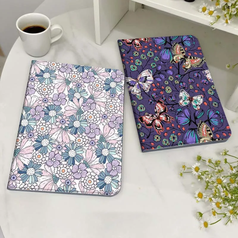 

Cartoon Butterfly Floral Purple Gift Tablet Case For Samsung Galaxy Tab S7 S8 S9 S10 FE Lite