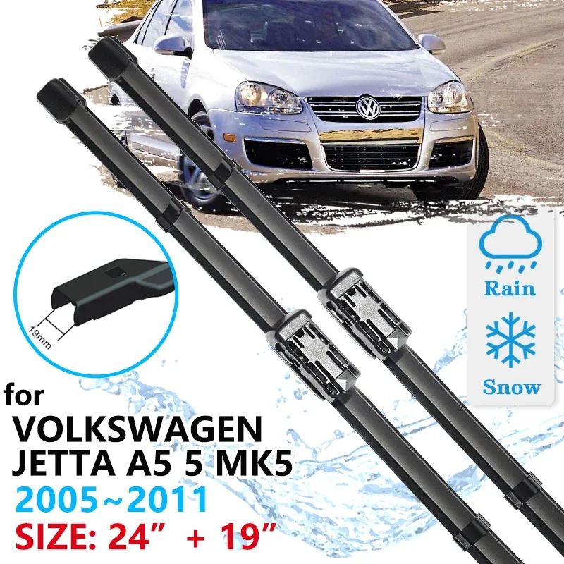 

Car Front Wiper Blade For Volkswagen VW Jetta A5 5 MK5 2005~2011 Windscreen Windshield Accessories Window 2006 2007 2008 2009