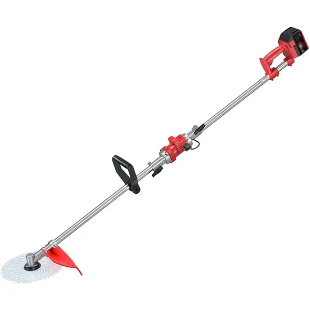 

Беспроводной триммер и многофункциональный инструмент с выдвижной ручкой и двумя батареями.