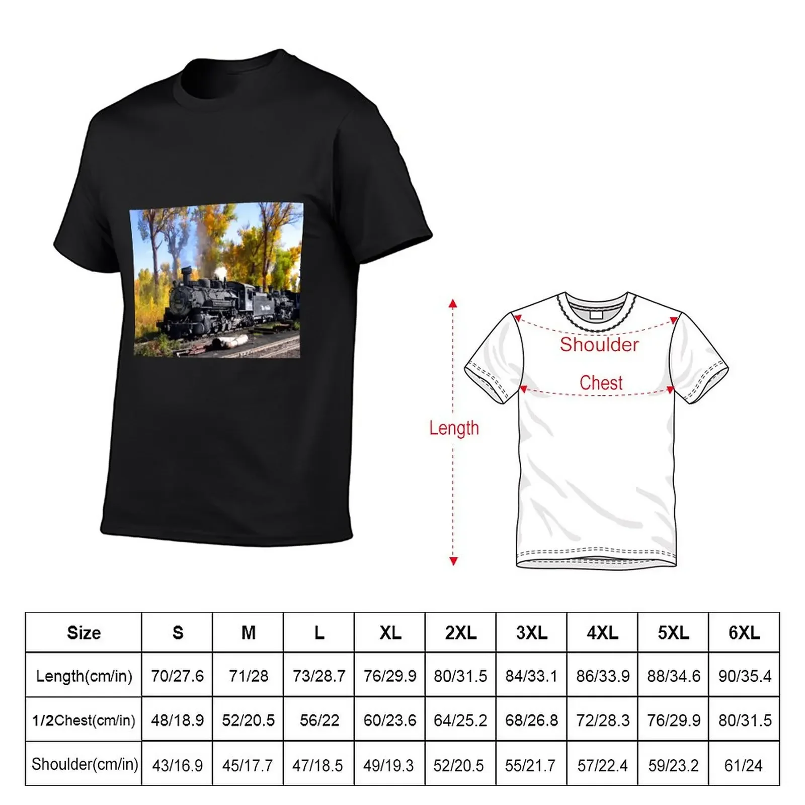 Cumbres & Toltec Railroad T-Shirt customs design your own sports fans cute clothes mens white t shirts